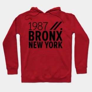 Bronx NY Birth Year Collection - Represent Your Roots 1987 in Style Hoodie